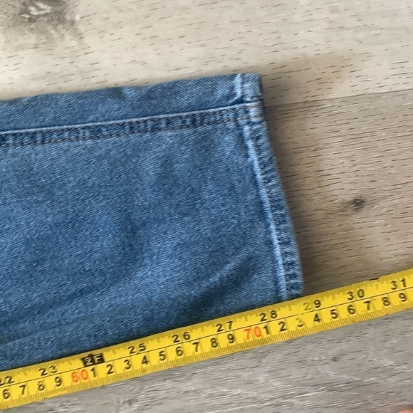 Ultra High Rise Mom Jean Hollister size 28 medium wash stretchy school street - Picture 7 of 12